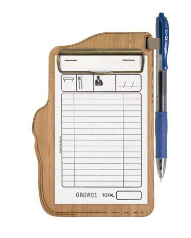 ERGO - Waiter's notepad holder