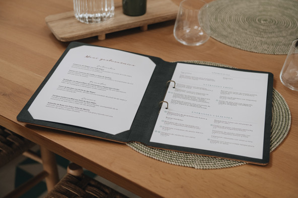FLEX - A4 Letter Welcome supports This charming innovative letter is made of birch wood and its binding is done with rings fe...