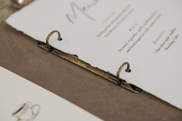 FLEX - A4 Letter Welcome supports This charming innovative letter is made of birch wood and its binding is done with rings fe...