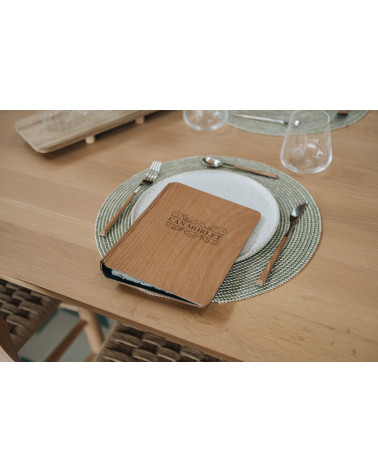 FLEX - A4 Letter Welcome supports This charming innovative letter is made of birch wood and its binding is done with rings fe...