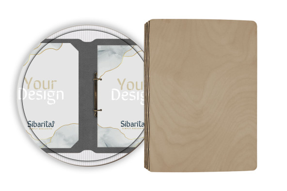 FLEX - A4 Letter Welcome supports This charming innovative letter is made of birch wood and its binding is done with rings fe...